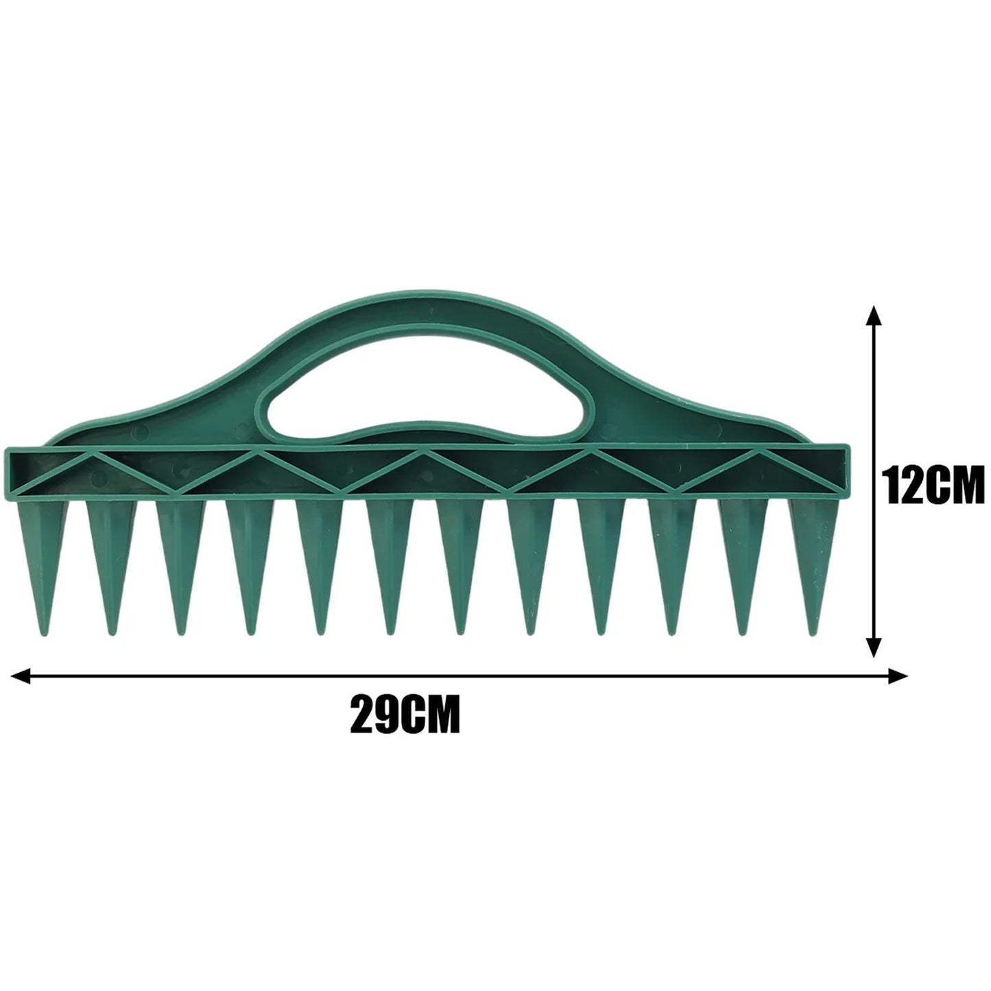 semoir manuel plantoir a 2 dents et mesure de l'outil