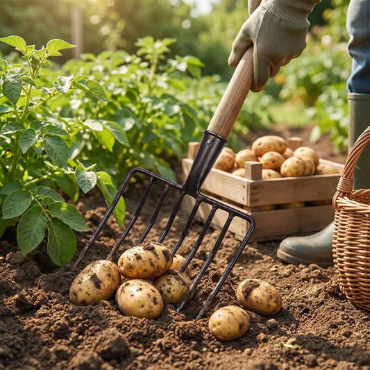 Fourche à pomme de terre utilisé pour recolter 