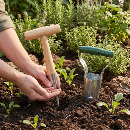 personne-qui-utilise-semoir-pour-petit-trou-dans-jardin-de-fines-herbes