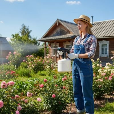 Pulverisateur electrique utilisé pour arrosé les fleurs