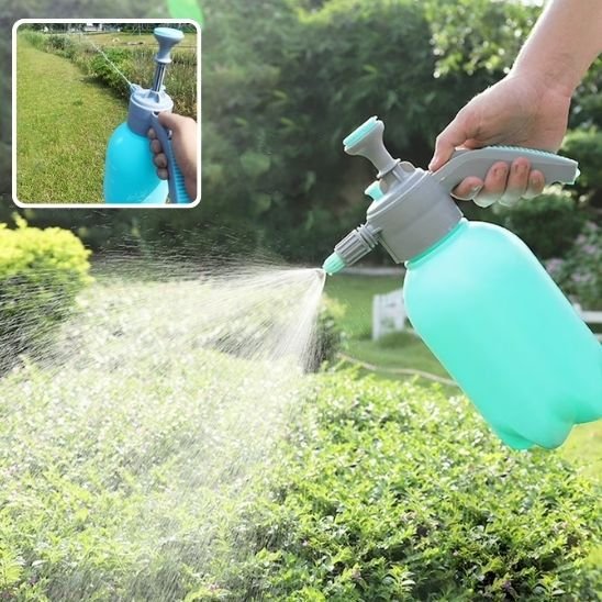 pulverisateur jardin avec vue de proche du jet